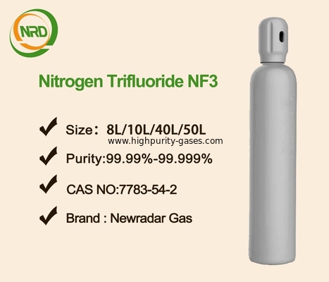 Nitrogen Trifluoride NF3 Electronic Gases With Tungsten Silicide , Non Flammable