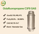 C3F8 40L Cylinder Electronic Gases For Refrigerant Mixture / Eye Surgery , 2.2 Hazard Class
