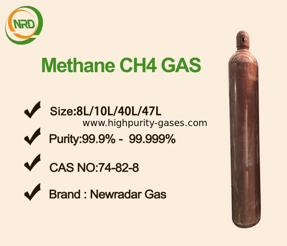 Odorless Colorless Organic Gases Methane Gas GH4 For Rocket Fuel